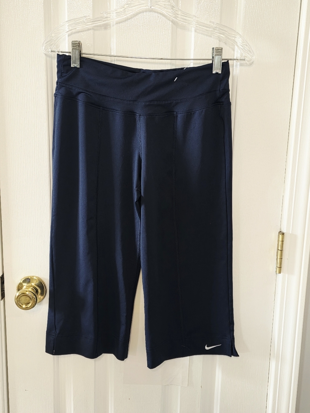 Nike Dri-FIT Navy Performance Cropped Leggings XS